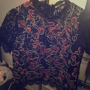 Zara cute see through top!